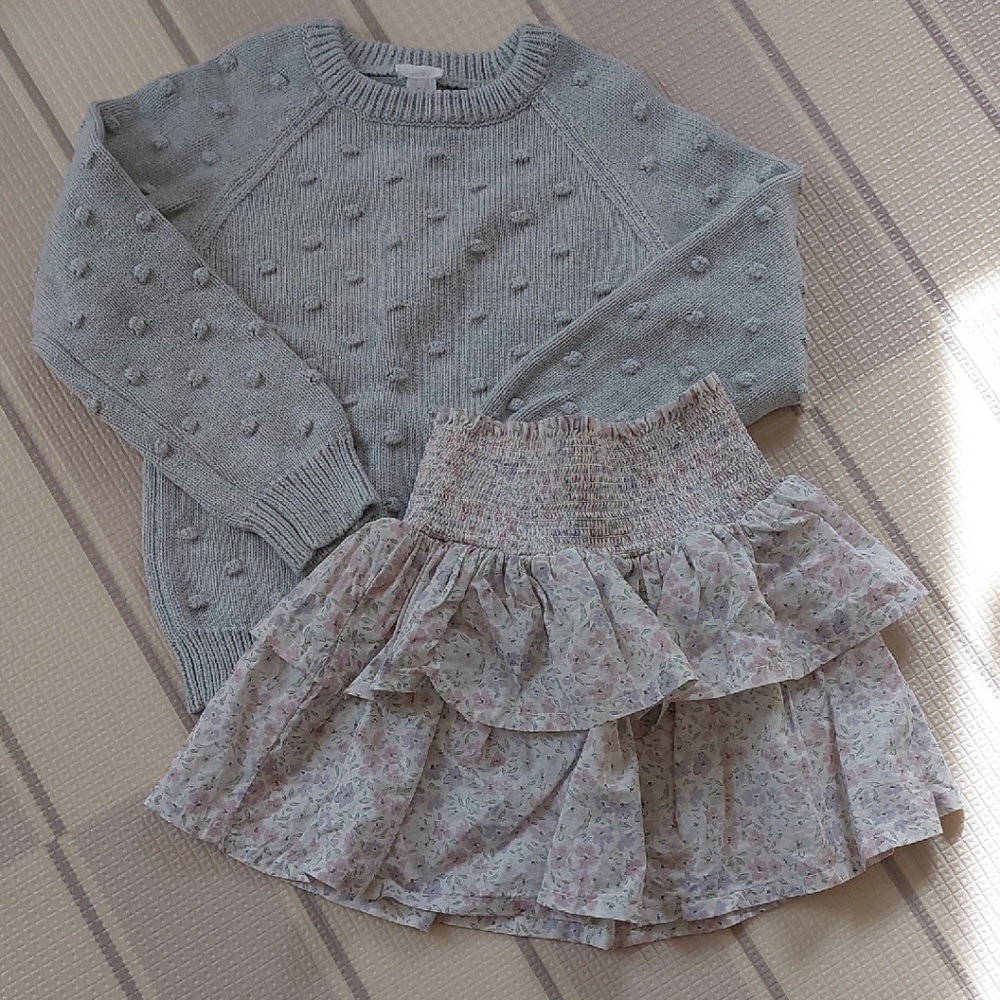 Jamie Kay Floral Ruffle Tiered Skirt